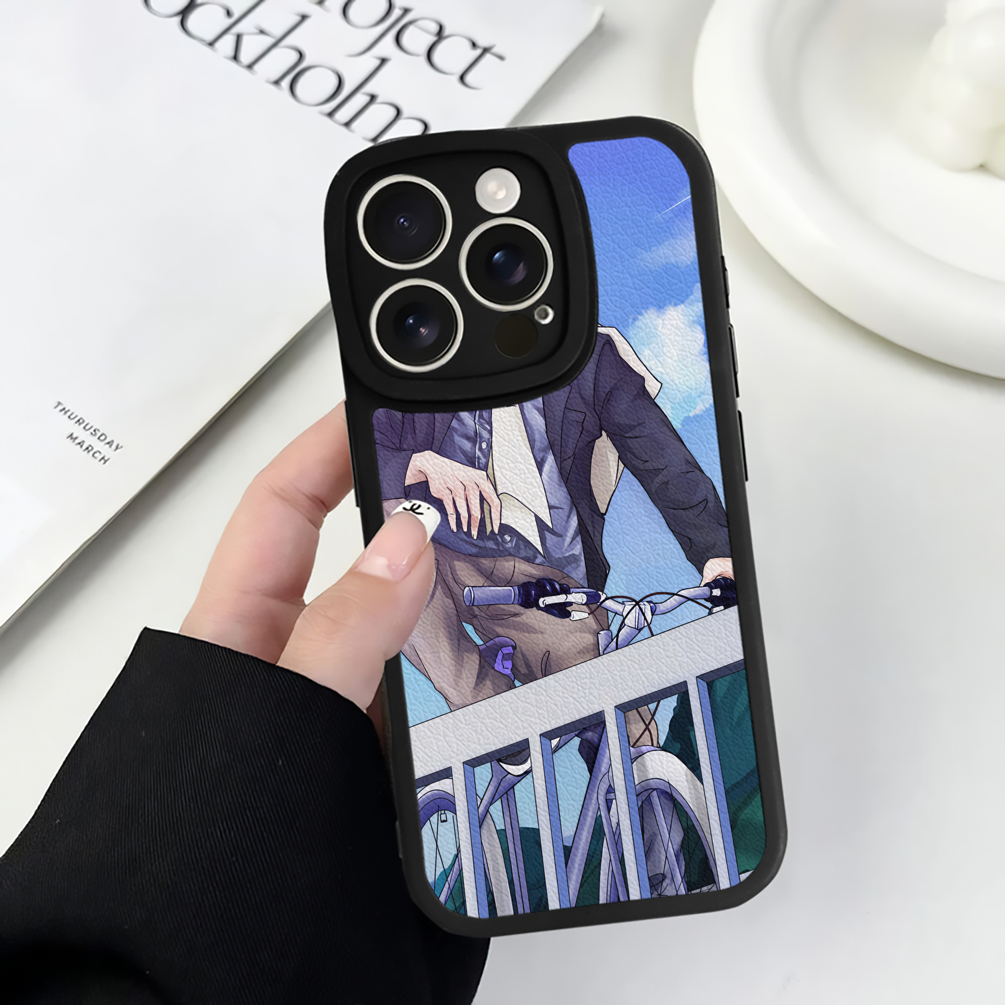 （画像用） SLAM DUNK／スラムダンク 【iPhone 16シリーズ対応】シリコンスマホケース（レザー調） 材質：シリコン